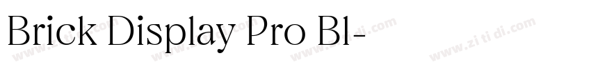 Brick Display Pro Bl字体转换 Brick Display Pro Bl字体转换